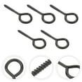 thumbnail image 2 of Shisuyan Self Tapping Screw Hooks Nickel Plated Iron 5Pack 4.9X1.8In, 2 of 8