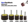 thumbnail image 2 of 5pcs 16-40mm 80Grit Sanding Flap Wheel Disc Abrasive Grinding Wheel Sandpaper, 2 of 6