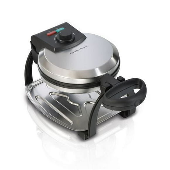 Hamilton Beach Belgian Style Flip Waffle Maker 26010C, 1 waffle, Belgian style