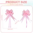 thumbnail image 2 of Large Gift Bow 5.9x3.5 Inch, 20 Pack  Pull Bows for Gift Wrapping Present Wedding Valentine's Day, Dark Pink, 2 of 7
