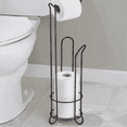 3X Floor Standing Paper Roll Towel Holder Stand Organizer Toilet Paper