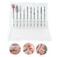 thumbnail image 1 of Juego de brocas de diamante para uñas acrílicas, broca profesional para cutículas, manicura y pedicura para salón en casa y Spa131, 1 of 7