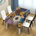 thumbnail image 4 of Yayeee Tablecloths 60" x 90" Rectangle Wrinkle Resistant Party Table Cover, Beige Flowers, 4 of 8