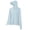 Blue, variant on UPF Sun Protection Hooded Jacket for Women, Wide Brim Full Zip, Breathable Nylon Lightweight Coat with Pockets, 1 Piece, M-XXXXL, Plus Size Friendly