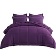 thumbnail image 4 of RUIKASI 7 Pieces Full Comforter Set with Sheets, Purple Bed in a Bag Full with Comforter and All Season Sheets, Pillowcases & Shams, 4 of 10