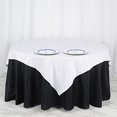 thumbnail image 2 of Balsa Circle 90x90" Square Polyester Tablecloth - White, 2 of 6