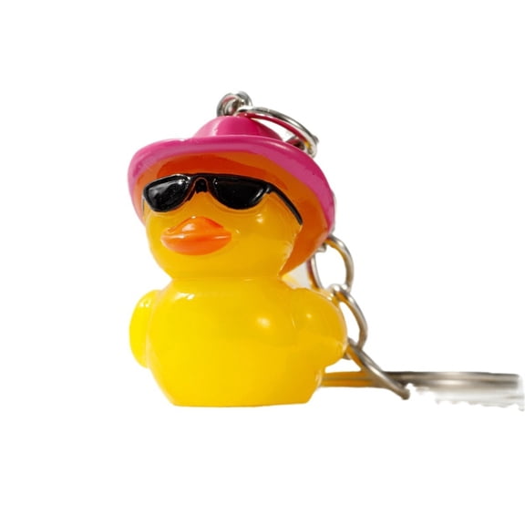 Keychain with Hat Handmade Yellow Pendant Keychain/Earrings Eye catching Pendant for Women and