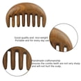thumbnail image 3 of Peine de madera natural con dientes anchos para masaje del cuero cabelludo, para hombres y mujeres., 3 of 5