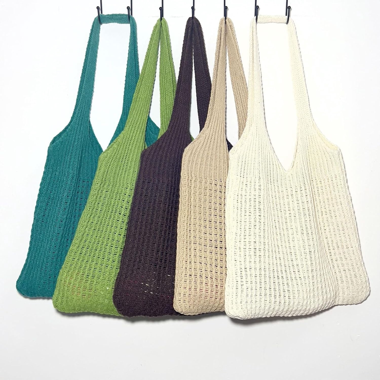 CoCoMangos Beach Tote Bag Aesthetic Coconut Girl Aesthetic Tote Bag Crochet Beach Bag Small Beach Bag Tote Bag for Women