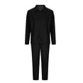 thumbnail image 4 of Cameland Men's 2pc Tracksuits Set Jackets&Pants Jogger Solid Color Long Sleeve Jogging Athletic Suits Open Front Outfits Causal Running Sports Sweatsuit, 4 of 8