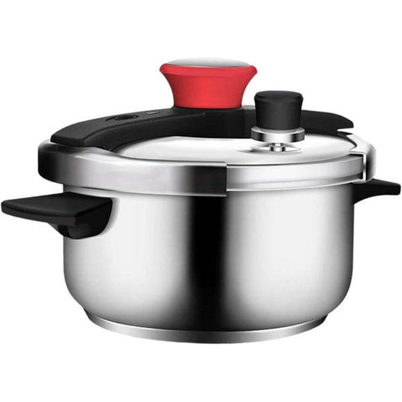 Stainless Steel Pressures Cooker Instant Cooking Pot Cookware Fast Heating 4.0L Kitchen Pressure Pot Stewed Meat Pot for Home