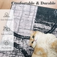 thumbnail image 6 of Cydiria Charcoal Gray Modern Rug Non Slip Geometric Rug for Living Room, 8' x 10', 6 of 8