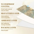 thumbnail image 6 of Vintage Peel and Stick Wallpaper 17.7in x 9.8ft Vintage Floral Damask Soft Beige Blue Tones Contact Paper Vinyl Waterproof Self Adhesive Wall Paper for Bedroom Shelf Cabinet Renter Friendly, 6 of 8