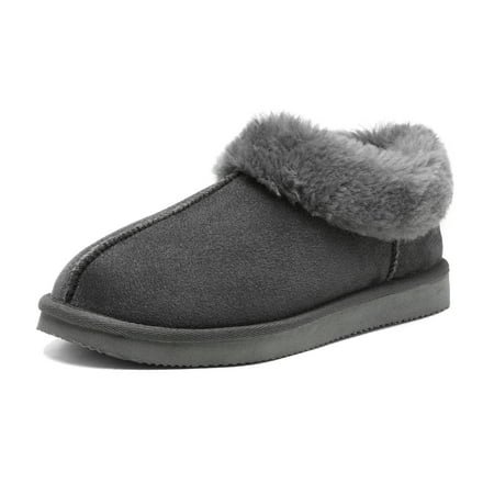 

Dream Pairs Women s Soft Furry House Slippers Winter Casual Outdoor Indoor Snow Shoes DSB213 GREY Size 9