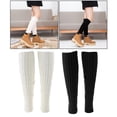 thumbnail image 1 of 2x calentador de piernas de punto cálido para mujer, botas largas de Hugo Calentador de piernas de punto para mujer, 1 of 10