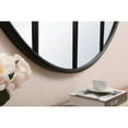 thumbnail image 5 of Metal windowpane mirror 42 inch in x 42 inch in Black, 5 of 5