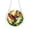 E, variant on Hummingbird Suncatcher Round Acrylic Puzzles Window Hanging,Stained Glass Style Wind Chime Pendant for Living Room Garden Patio Indoor Window Art 7.87 in