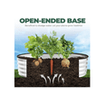 thumbnail image 5 of Galvanized Raised Garden Bed, 4ft x 2ft Lightweight Planter Boxes Outdoor with Easy Assembly, Large Garden Bed for Vegetables, Fruits, Flower, 5 of 7