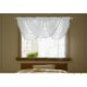 thumbnail image 1 of Cortina de cuentas con línea de seda plateada blanca, cenefa de cortina de cuentas, cenefas de cocina transparentes para ventanas, cenefa de cortina de ventana individual con bolsillo para v, 1 of 4