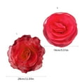 thumbnail image 5 of Necvior Large Rose Flower Brooches Jewelry Shirt Coat Safety Pin Wedding Party Brooch, 5 of 20