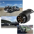 thumbnail image 4 of Enchufe adaptador de remolque, adaptador de remolque impermeable de 7 pines a 13 pines compatible con automóviles y camiones, 4 of 4