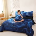 thumbnail image 3 of Erosebridal Magic Animal Dragon 7-Piece Twin Bedding Sets,Spooky Gothic Skull Bedding Comforter Set For Adult,Reversible, 3 of 7