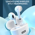 thumbnail image 2 of Lenovo LP40 Wireless BT5.1 Auriculares Auriculares deportivos semi-en la oreja con unidad Abanopi Auriculares BT, 2 of 5