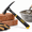 20oz-One Piece Mason Hammer, variant on Bricklayer's Hammer Mason's - 20 Oz Masonry Tool With Forged Steel Construction & Shock-absorbing Grip