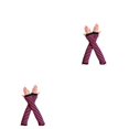 thumbnail image 2 of Guantes largos sin dedos sweethay para mujer negro rosa rojo 2Conjunto, 2 of 6
