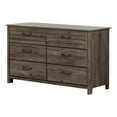 thumbnail image 2 of South Shore Ulysses 6-Drawer Dresser for Child, in Fall Oak, 2 of 12