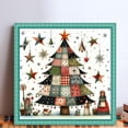 thumbnail image 2 of Hilo Algodón Ecológico Bordado Punto Cruz Navidad Impreso 11CT 50x50cm, 2 of 9