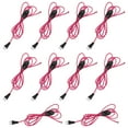thumbnail image 1 of FSLiving 5.9'/1.8M Braided Wire with Dimmer Weave Rope for DIY Retro Style Replacement Open Wires Dimmable Switch Plug-in Cord（Pink）,Customizable,10PCS, 1 of 6