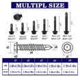 thumbnail image 3 of Kit surtido de tornillos ZAMBASE 410 de acero inoxidable, 450 piezas, 3 of 9