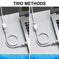 thumbnail image 2 of Bottone CAT6 Ethernet Networking Extension Cable Male Female RJ45 Plugs High Performances Internet Cord for PC Computer Laptop, 2 of 7