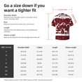 thumbnail image 5 of Balery Christmas Buffalo Plaid Camisa Casual de Manga Corta con Botones para Hombre, Texturizada, Estilo Cubano, para Playa, Verano-Small, 5 of 5