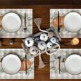 thumbnail image 3 of Dalrosia Pumpkins Eucalyptus Leaves Fall Placemats Set of 4, 12x18 Inch Seasonal Autumn Table Mats for Party Kitchen Dining Decoration, 3 of 4