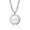 thumbnail image 1 of Men's Round Pendant Name Custom Necklace Personalized Stainless Steel Custom Necklace for men, Personalized Jewelry Gift for Dad, Boyfriend, Brother, 1 of 4