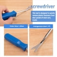 thumbnail image 5 of Car Door Interior Trim Clip Panel Upholstery Fastener Clip Remover Tool Screwdriver Nail Puller 4 Inch Blue, 5 of 9