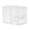 Clear, variant on LAIQIEN Plastic Vanity Storage Container For Cotton Swabs And Makeup Pads Bathroom Tool