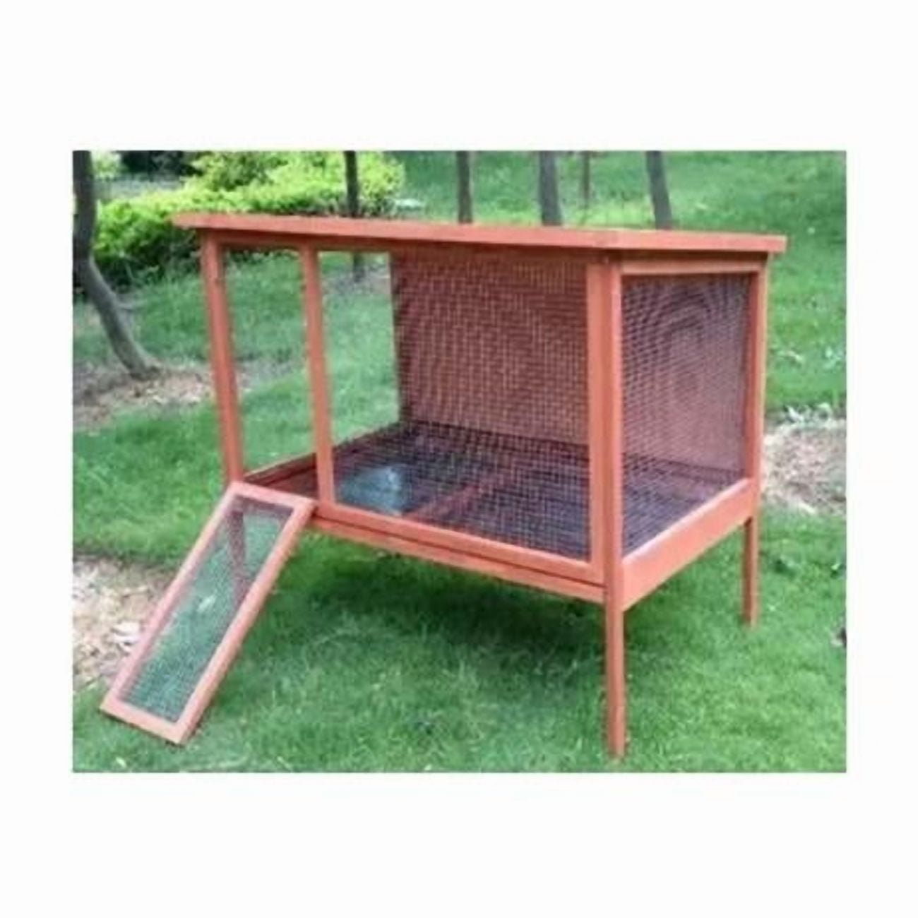 My Backyard Farm 140729 Front Door Rabbit Hutch