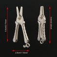 thumbnail image 5 of Ettsollp Titanium Alloy Small Scissors Men Women Mini Nose Hair Trimmer Portable Outdoor Travel Metal Beard Eyebrow Trimming Tools Keychain Pendant, 5 of 7