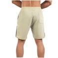 thumbnail image 5 of TKYCMSUAKI Mens Big and Tall Shorts Lightweight Quick Dry Breathable Solid Color Workout Short Comfy Elastic Waisted Drawstring Athletic Shorts with Pockets, 5 of 7