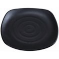 thumbnail image 2 of Yanco BP-1112 Assiette Carrée Perle Noire-1, Noire - Lot de 12, 2 of 3