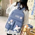 thumbnail image 5 of TopLLC Backpack Student Backpack School Backpack Campus Backpack Large Capacity Canvas Backpack Outdoor Travel Backpack Student backpack, 5 of 5