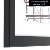 ArtToFrames 17x20 inch Black Picture Frame, Black MDF Poster Frame ...