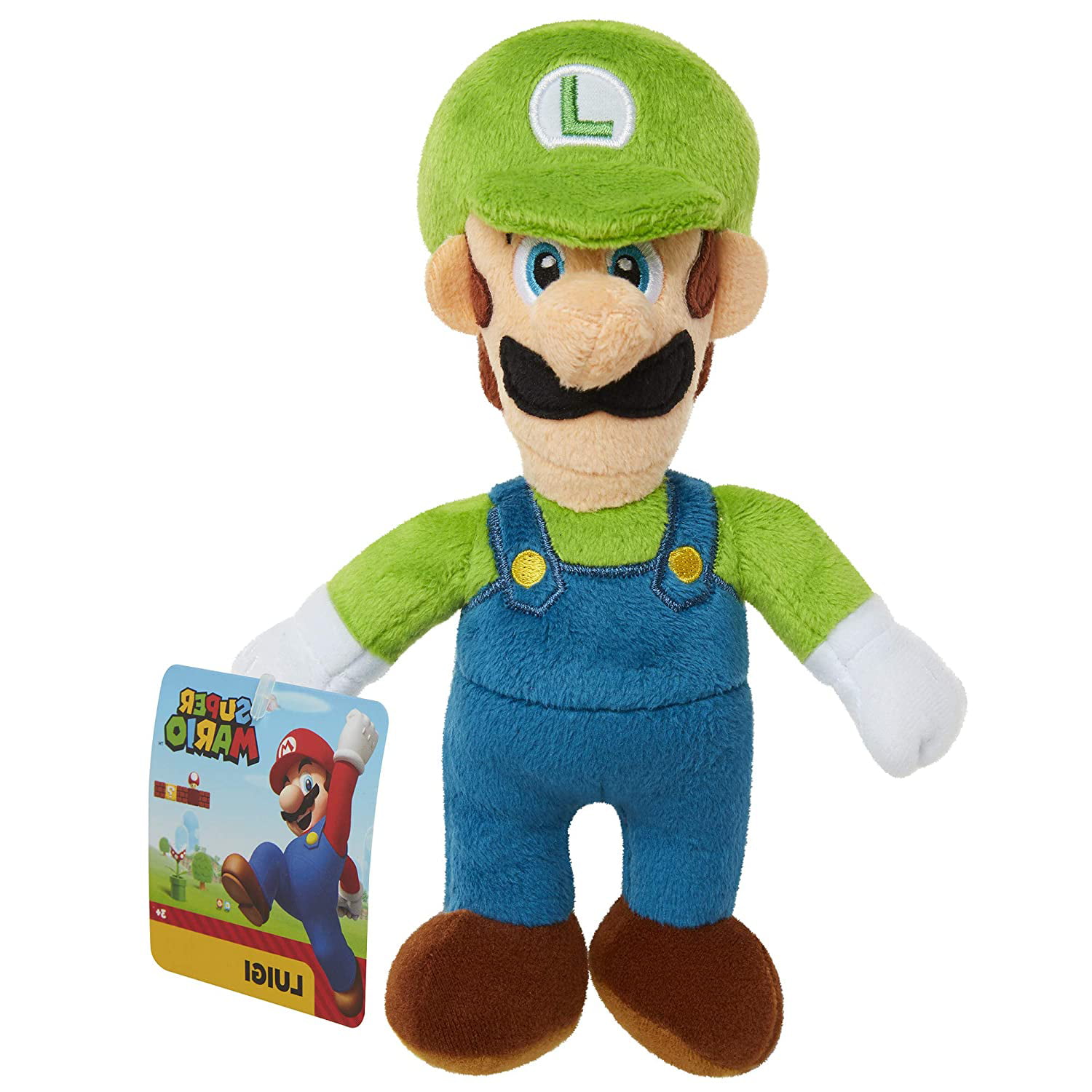World Of Nintendo Super Mario Bros U Luigi Plush Walmart Com Walmart Com