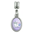 thumbnail image 2 of Cat Unicorn Italian European Style Bracelet Oval Charm Bead, 2 of 4