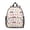 Fireman and Sign, variant on Fireman and Bucket White Pattern Backpack for School, Cute School Bag with Adjustable Shoulder Straps and Padded Back, 13.8"x11.4"x6"