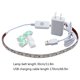 thumbnail image 2 of Máquina de coser Tira de luz LED Adhesivo impermeable Accionado por USB Cadena de luz LED flexible, enchufe de EE. UU. Advancent HA4743-01B, 2 of 6