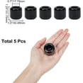 thumbnail image 3 of 5 Pcs Ceramic Chime Candle Holder Set Black Ritual Spell Candle Holders Great for Casting Chimes Rituals Spells Vigil Witchcraft Wiccan Supplies & More, 3 of 5